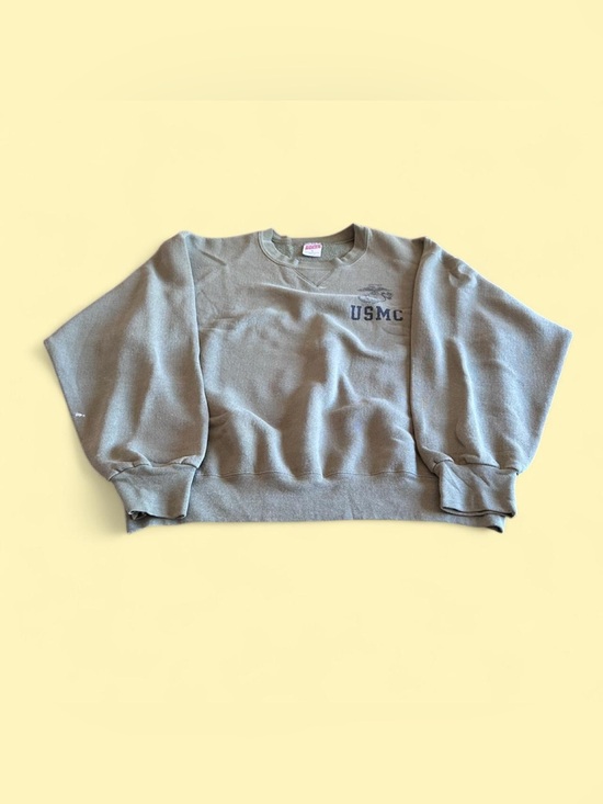 Soffe Other - Vintage USMC Soffe Olive Green Sweatshirt Men’s L Made in USA
